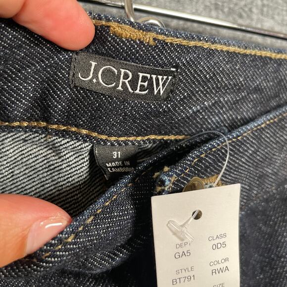 New J.Crew Womens Size 31 Mini Denim Skirt Black Cotton Pockets STYLE BT791 - Picture 6 of 10
